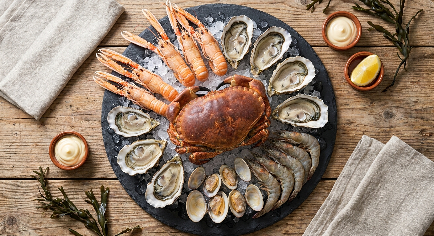 Plateaux de fruits de mer — Le BAP' près de Pouldreuzic
